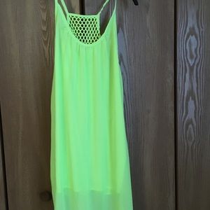 ❤️ Swim suit cover up! Lime green. ❤️